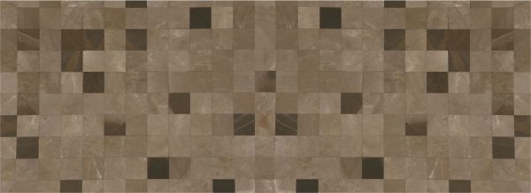 Elegant bronze hues in a square pattern